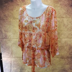 Coldwater creek pattern blouse